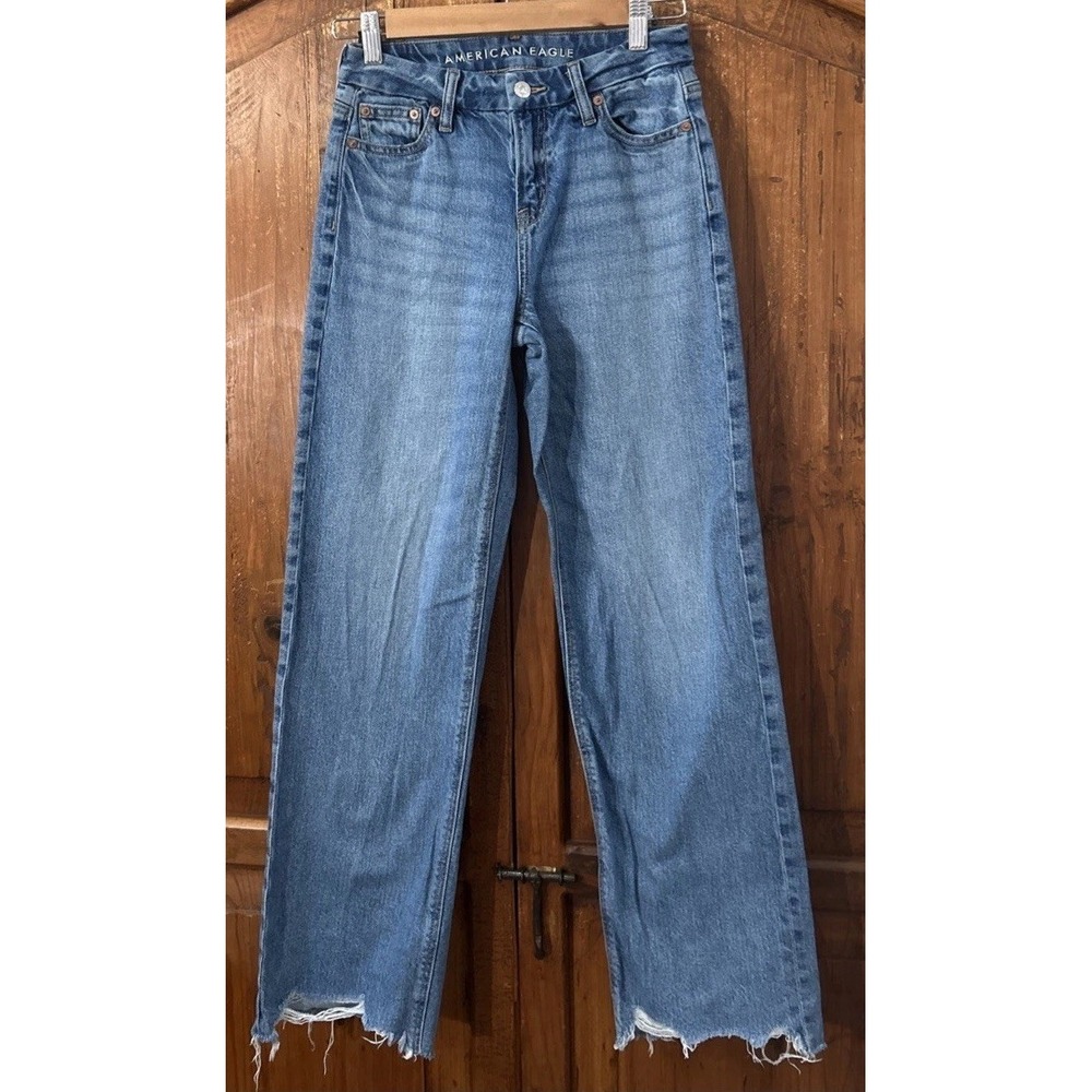 Women's‎ American Eagle Strigid Curvy Stovepipe Jeans No Pilling Sz 000